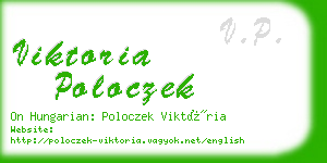 viktoria poloczek business card